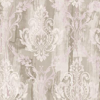 Looking LW40008 Living With Art Damask by Seabrook Wallpaper