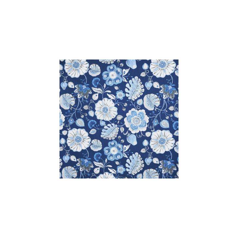Select S4015 Navy Blue Floral Greenhouse Fabric