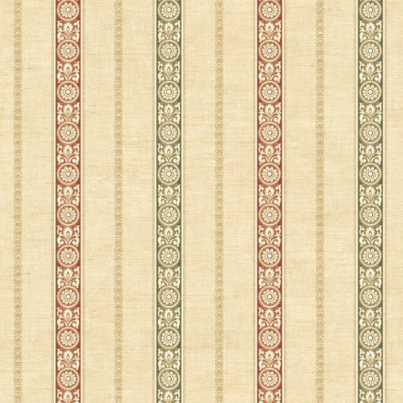 Acquire IM70501 Caspia Mirabell Striped by Wallquest Wallpaper