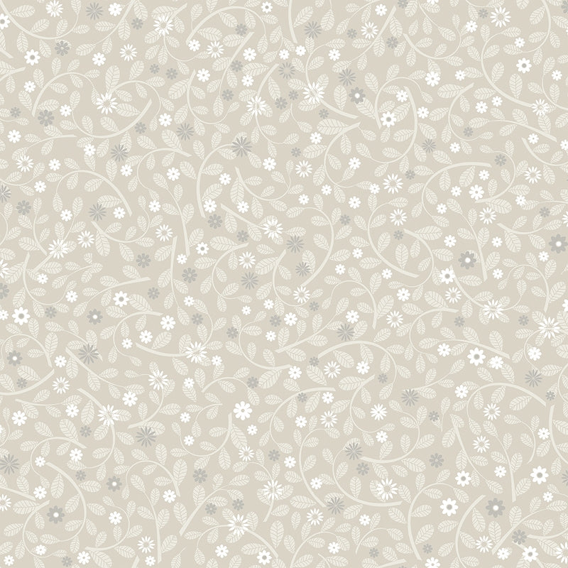 Sample 2999-24126 Annelie, Hummelvik Light Grey Daisy Trail by A-Street Prints Wallpaper