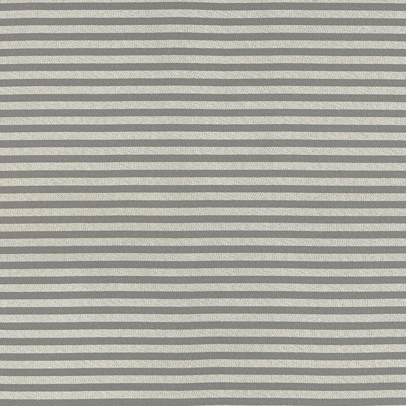 Purchase sample of 69243 Geoffrey Metallic Stripe, Mercury by Schumacher Fabric