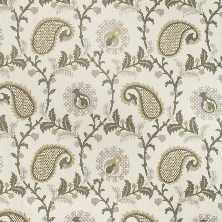 Acquire SAUDADE.106.0 Saudade Paisley White Paisley by Kravet Fabric Fabric