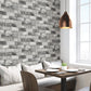 Find Nus3550 Grey London Brick Abstract Peel And Stick Wallpaper