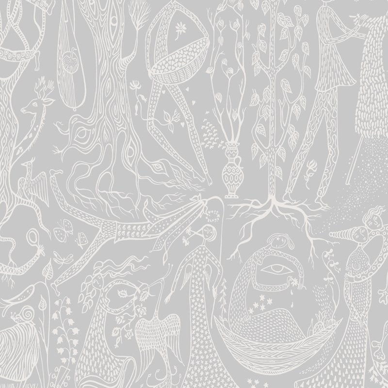 Save 1762 Poeme Damour Grey by Borastapeter Wallcovering