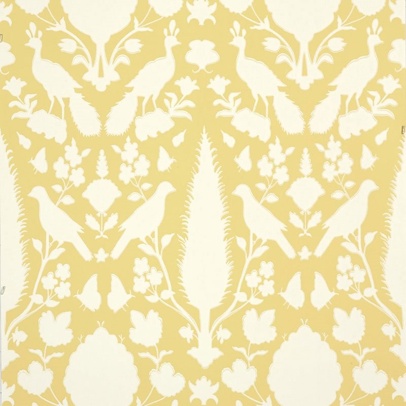 Select 5004126 Chenonceau Buttercup Schumacher Wallpaper