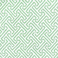 Sample 3080-10WP Java Java, Celadon on White by Quadrille Wallpaper