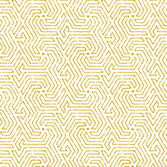 Purchase 2510-14WP Maze  Yellow  by Quadrille Wallpaper