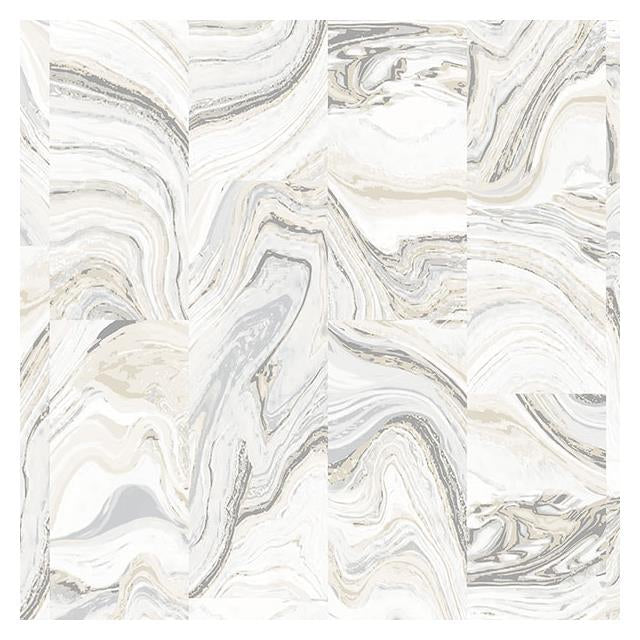 Find G67976 Organic Textures Beige Agate Tile Wallpaper by Norwall Wallpaper