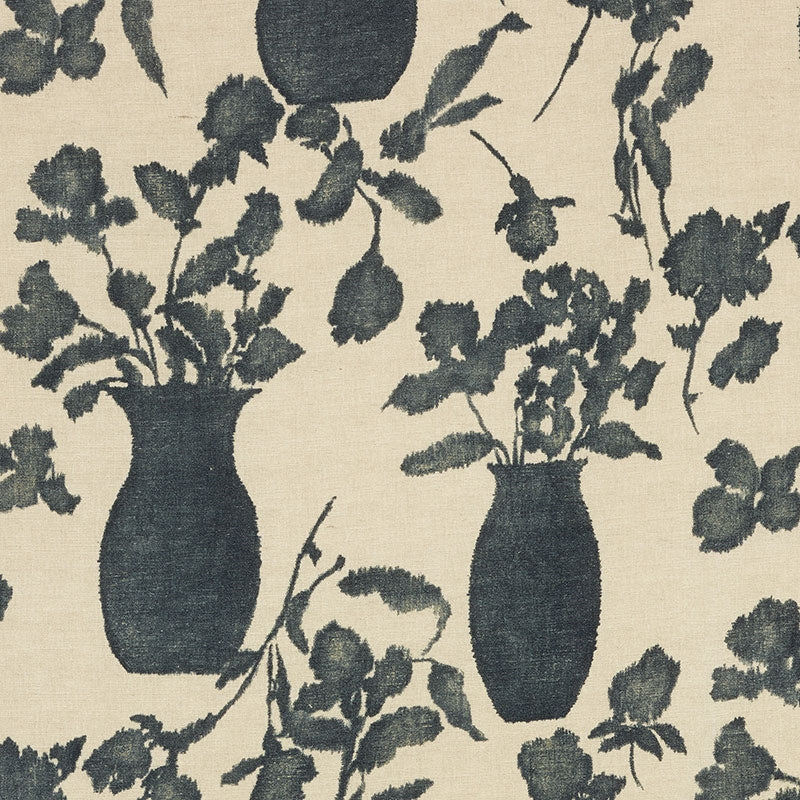 Purchase sample of 176242 Hugo Floral, Faded Black by Schumacher Fabric