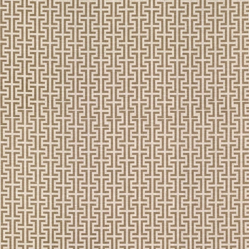 Purchase sample of TEMP002 Temple, Brown by Schumacher Fabric