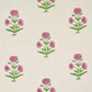 Shop 179842 Poppy Hand Block Print Rose and Grass by Schumacher Fabric