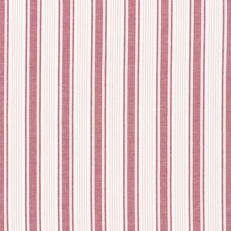 Shop 73004 Ojai Stripe Red by Schumacher Fabric