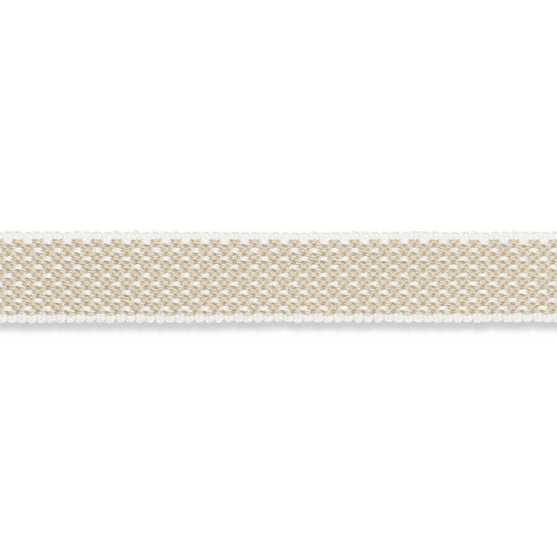 74840 | Winston Cotton Braid Narrow, Linen - Schumacher Fabric