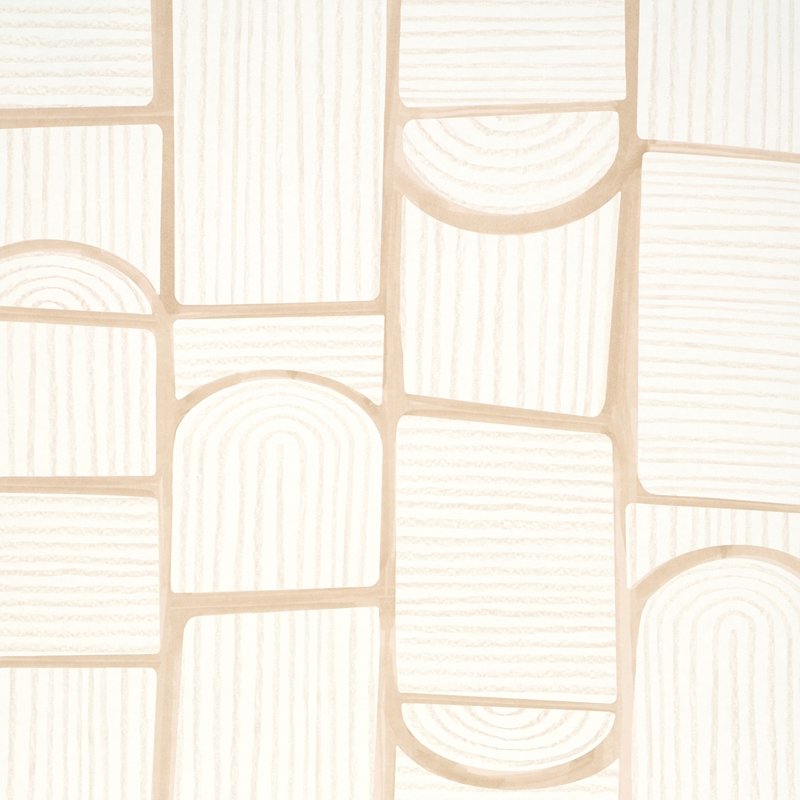 Select 5013681 Bloomsbury Warm White Schumacher Wallcovering Wallpaper