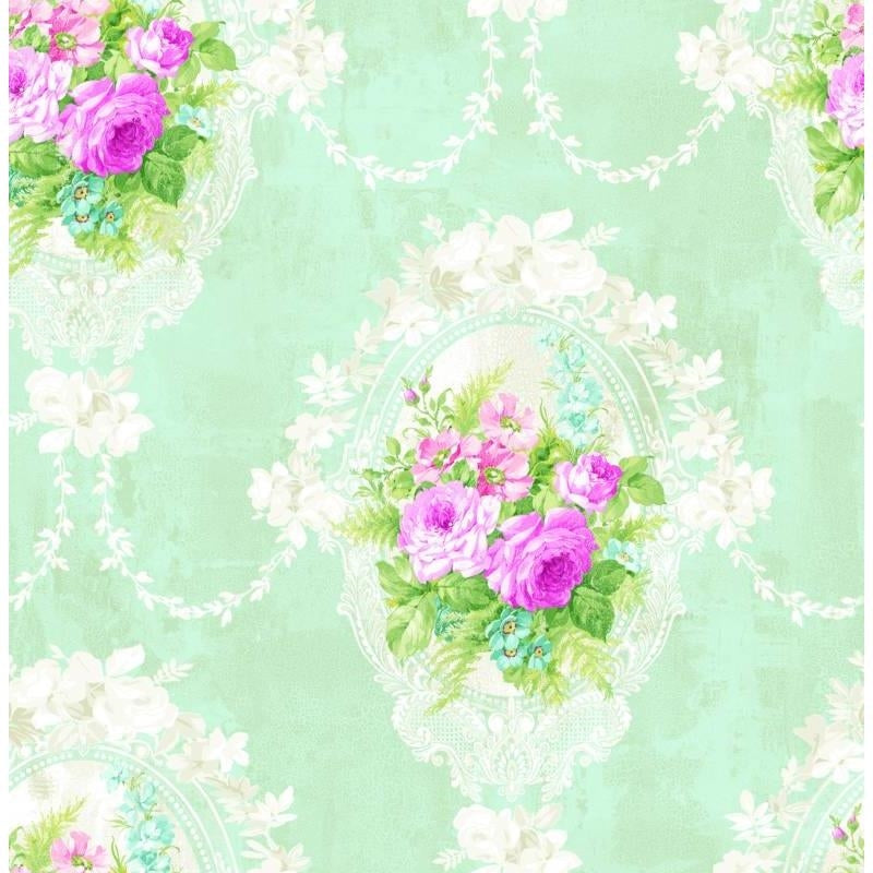 Select RG60704 Garden Rose by Seabrook Wallpaper