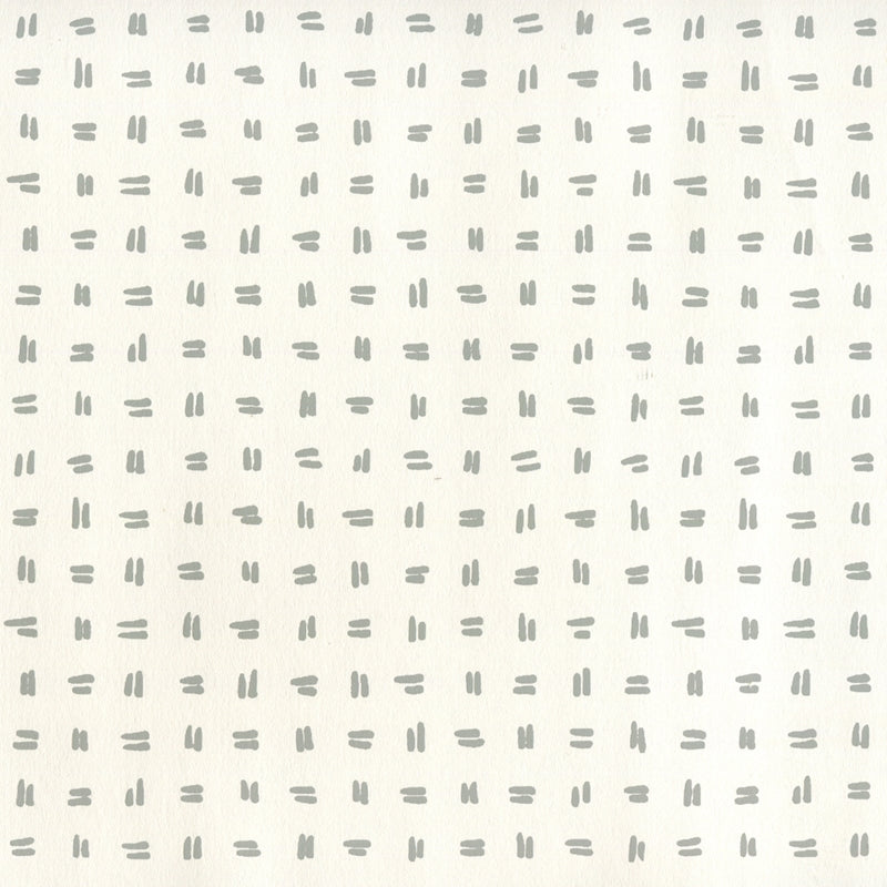 Sample AP880-07AWP Tate, Dark Grey on Almost White by Quadrille Wallpaper
