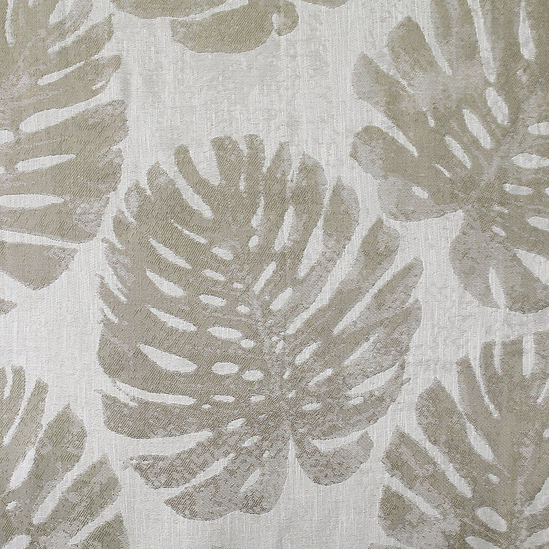 View A9 0001Palm Palm Leaves Greige by Aldeco Fabric