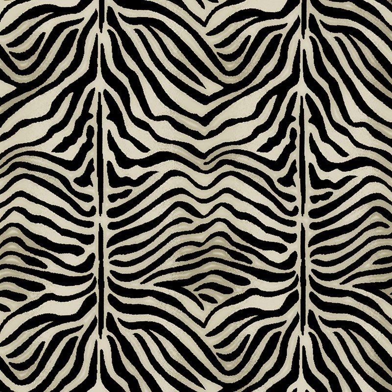 Purchase sample of 43492 Ze'Bre Epingle, Java/Ivory by Schumacher Fabric
