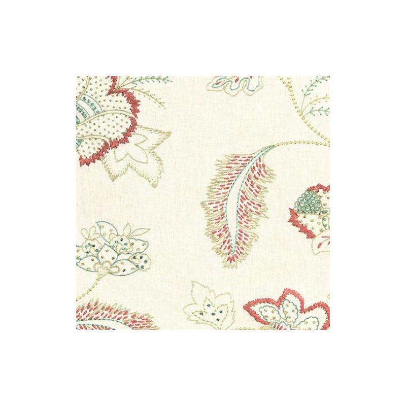 228565 | Fleur Raffia Coral - Beacon Hill Fabric