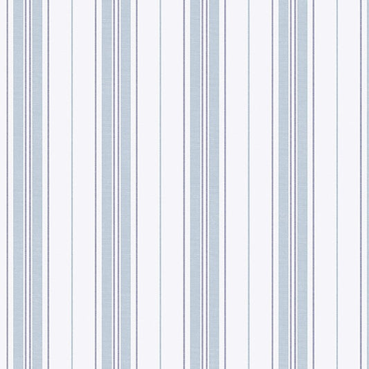 View 8875 HamnskÃ¤r Stripe Blues by Borastapeter Wallpaper