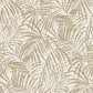 View 4035-832174 Windsong Yumi Gold Palm Leaf Wallpaper Neutral by Advantage