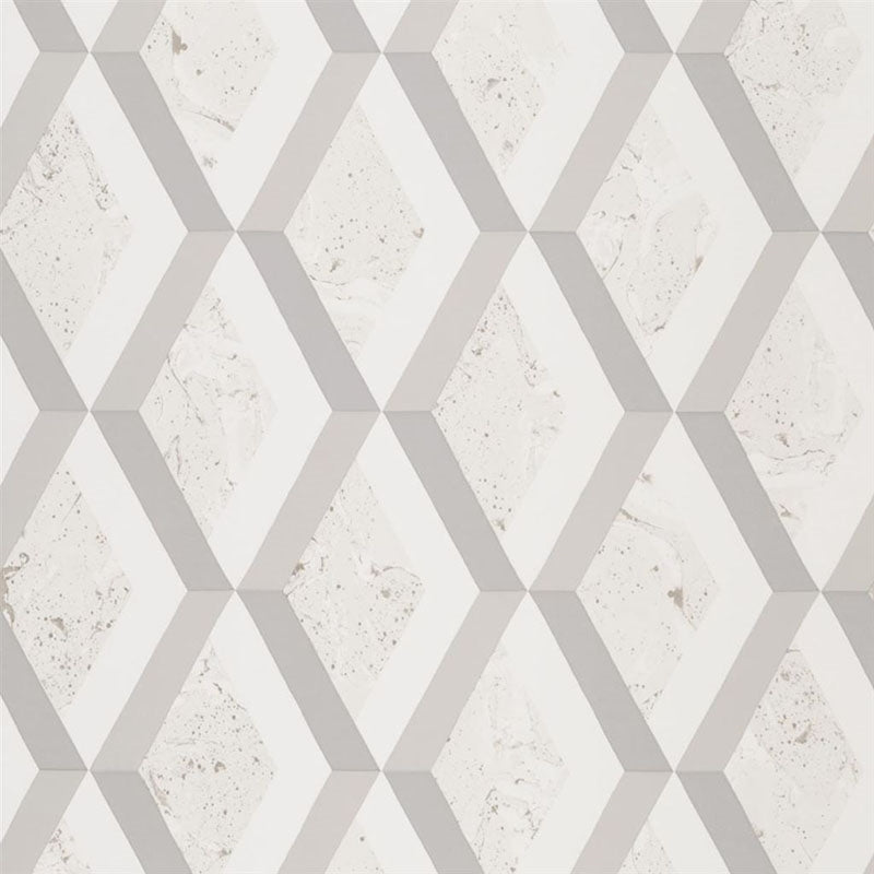 Select PDG1054/01 Jourdain Steel by Designer Guild Wallpaper