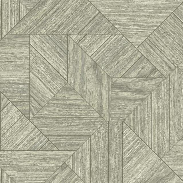 Purchase HO3371 Tailored Wood Geometric color Grey Geometrics by York Wallpaper