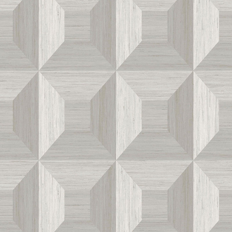 Sample TC70618 More Textures, Squared Away Geometric Birch Seabrook Wallpaper