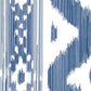 Sample 2020-01AWP Bali Hai, Multi Blues on Almost White by Quadrille Wallpaper