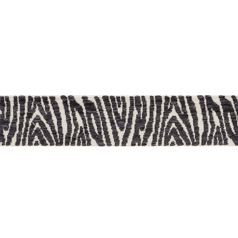 75211 | Guinen Tape, Carbon - Schumacher Fabric