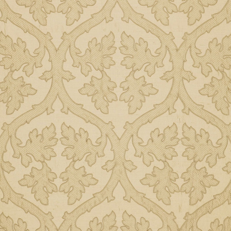 Purchase sample of 64742 Ravenna Embroidery, Bone by Schumacher Fabric