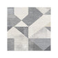 Sample GX37657 Geometrix, Black Silk Screen Geometric Wallpaper by Norwall