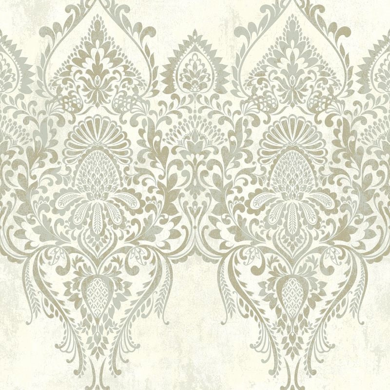 Search RN71710 Jaipur 2 Large Paisley Stripe by Wallquest Wallpaper