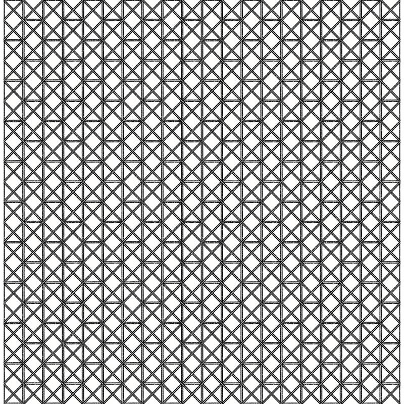 Sample 2969-26004 Pacifica, Lisbeth Black Geometric Lattice by A-Street Prints Wallpaper