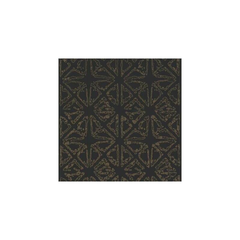 Sample KT2110 Ronald Redding 24 Karat, Empire Diamond Wallpaper Black/Gold by Ronald Redding
