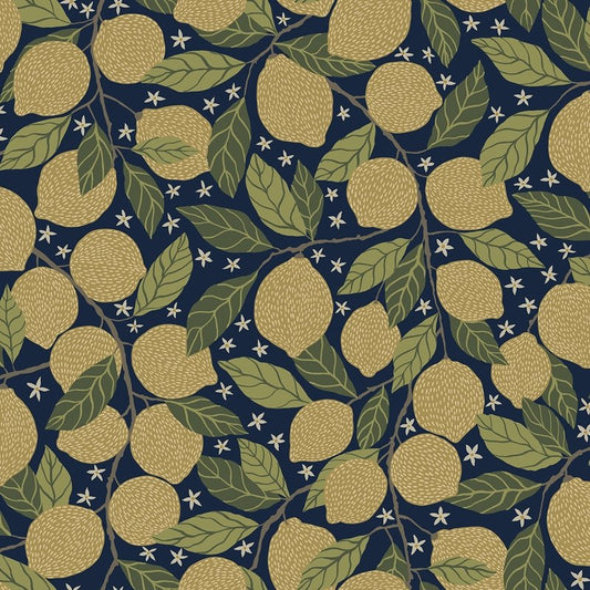 Order 2999-44118 Annelie Lemona Navy Fruit Tree Navy Blue A-Street Prints Wallpaper