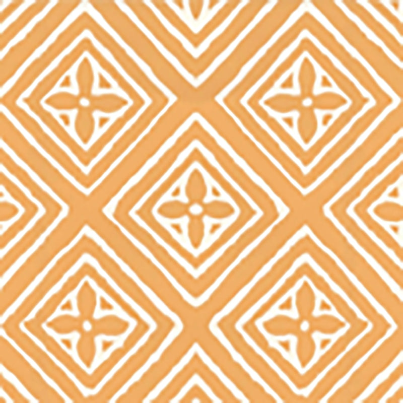 Sample 2490-48WP Fiorentina, Yellow on Almost White by Quadrille Wallpaper