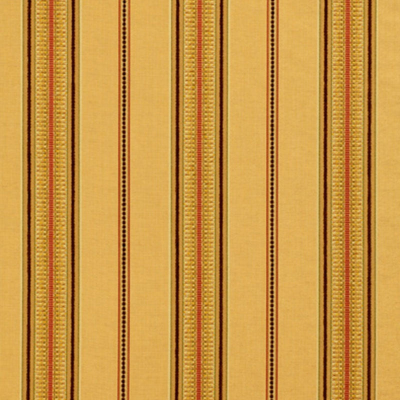 Purchase sample of 54062 Sinclair Chenille Stripe, Camel by Schumacher Fabric