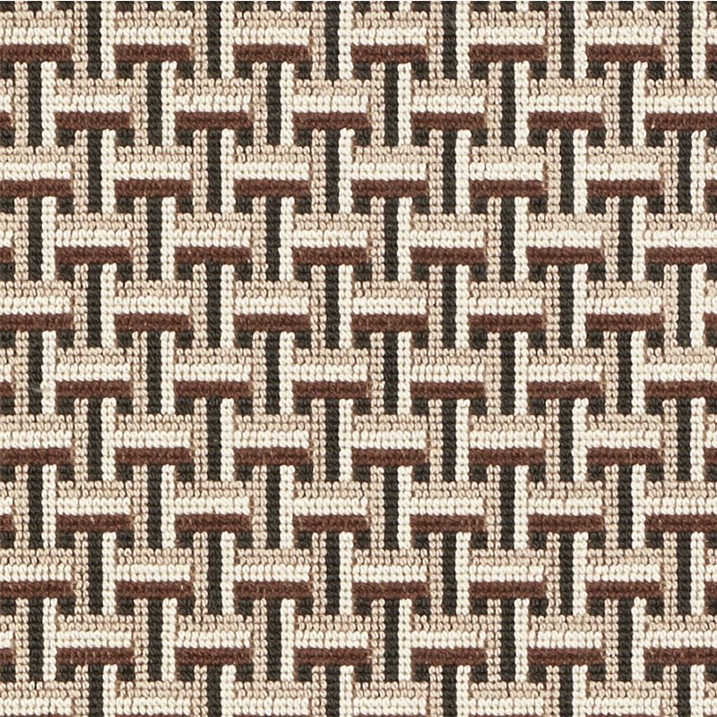 Purchase sample of 76971 Saxon Epingle, Cinder by Schumacher Fabric
