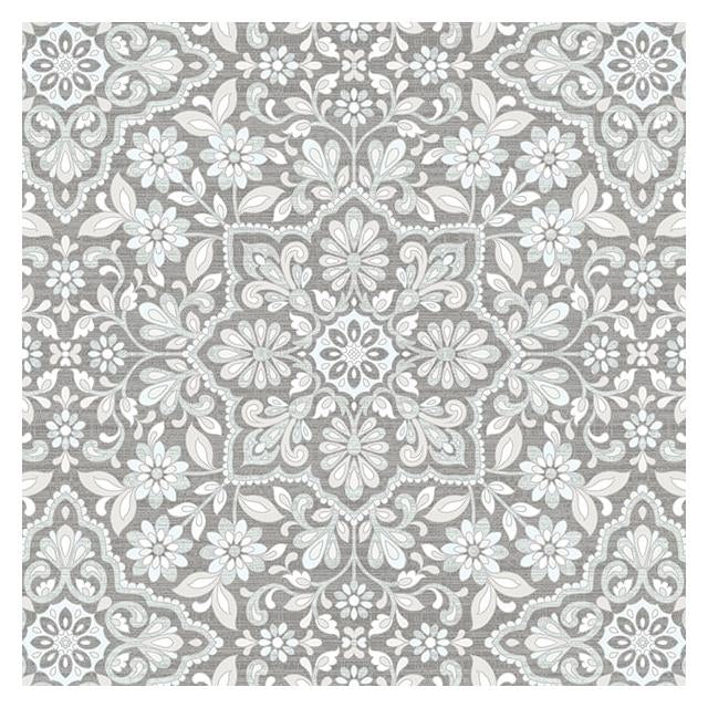 Buy FH37544 Farmhouse Living Floral Tile  by Norwall Wallpaper