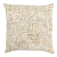 So7416004 Rubia Embroidery 18" Pillow Ivory By Schumacher Furniture and Accessories