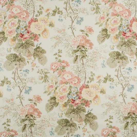 Find 2005100.730 Hollyhock Hdb Coral/Olive multipurpose lee jofa fabric Fabric