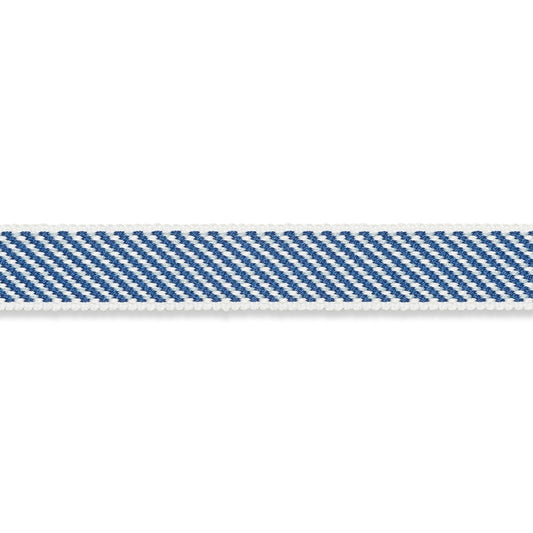74843 | Winston Cotton Braid Narrow, Navy - Schumacher Fabric