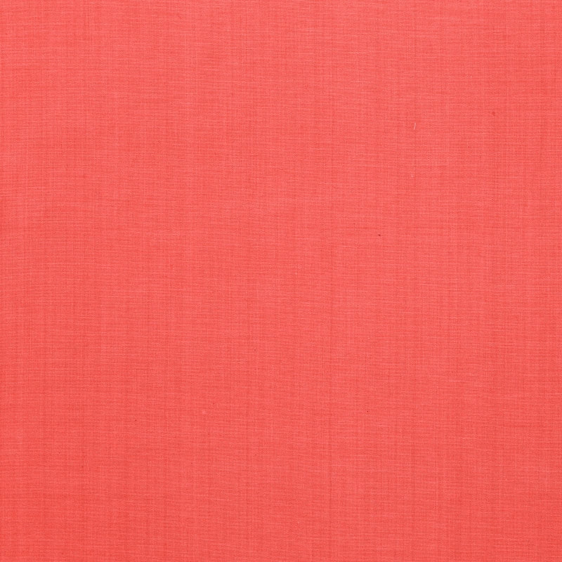 Purchase sample of 62945 Avery Cotton Plain, Coral by Schumacher Fabric