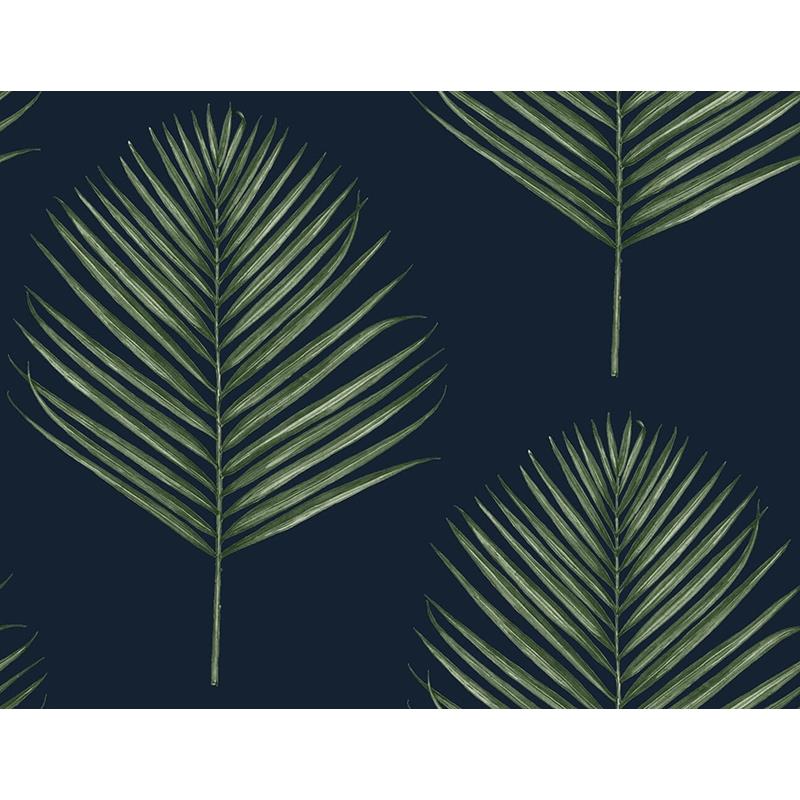 Sample LN20022 Luxe Haven, Maui Palm Midnight Blue and Paradise Green Lillian August