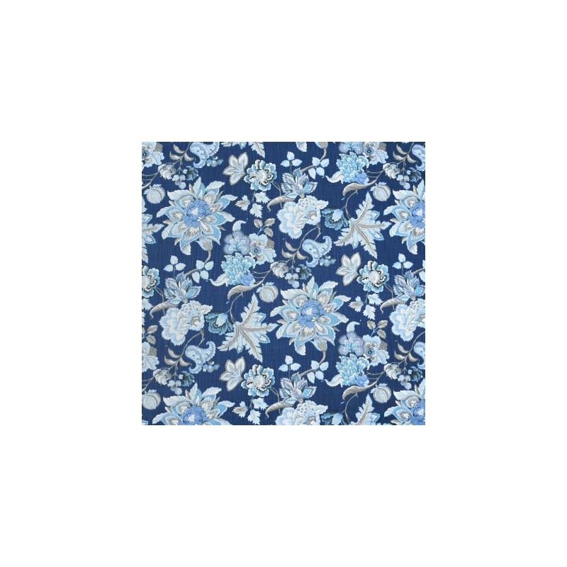 Find S4023 Blueberry Blue Floral Greenhouse Fabric