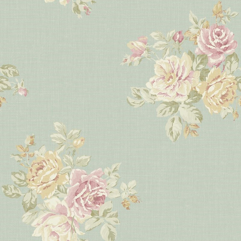 Acquire FG70002 Flora Rose Bouquet by Wallquest Wallpaper