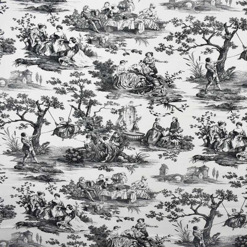 Purchase S2578 Noir Black Toile Greenhouse Fabric
