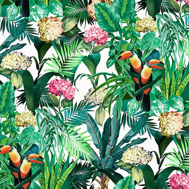 Buy A9 0001Blom Blooming Tropical Bloom by Aldeco Fabric