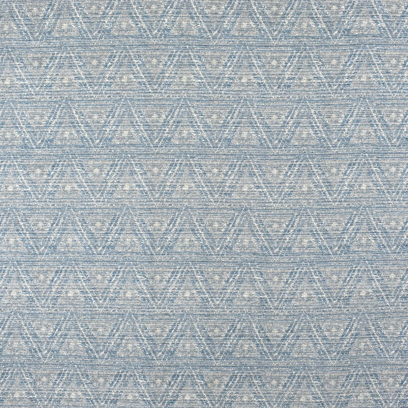 Looking S2093 Sky Blue Chevron Greenhouse Fabric